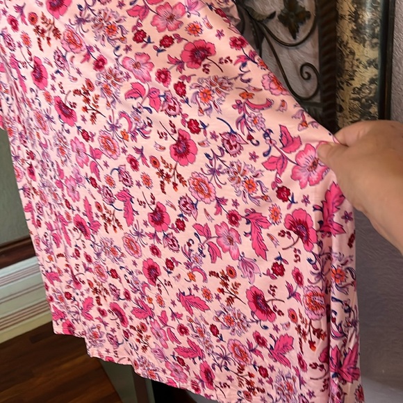 NWT Super Soft Torrid Knit Top Punk Floral -lace trim/SS/knit/ stretch Sz 5X - Picture 5 of 13